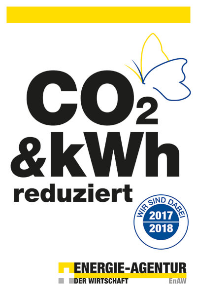 CO2 & kWh reduziert